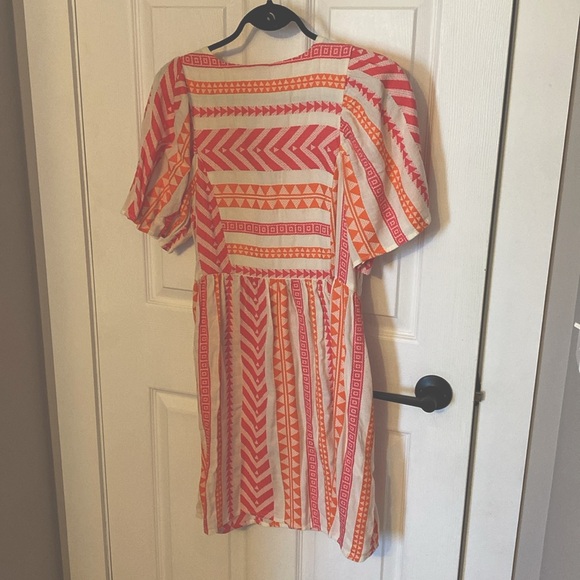 Old Navy mini dress pink and orange size M - Picture 2 of 7